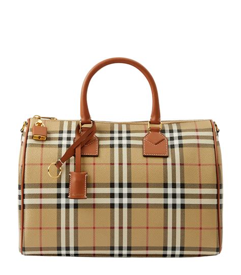 burberry bowling bag tote|Burberry clutches and evening bags.